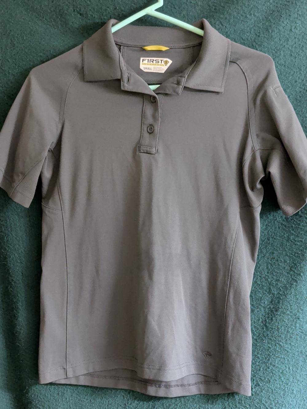 Mens  Short-Sleeve Tactical Polo Shirt in Gray